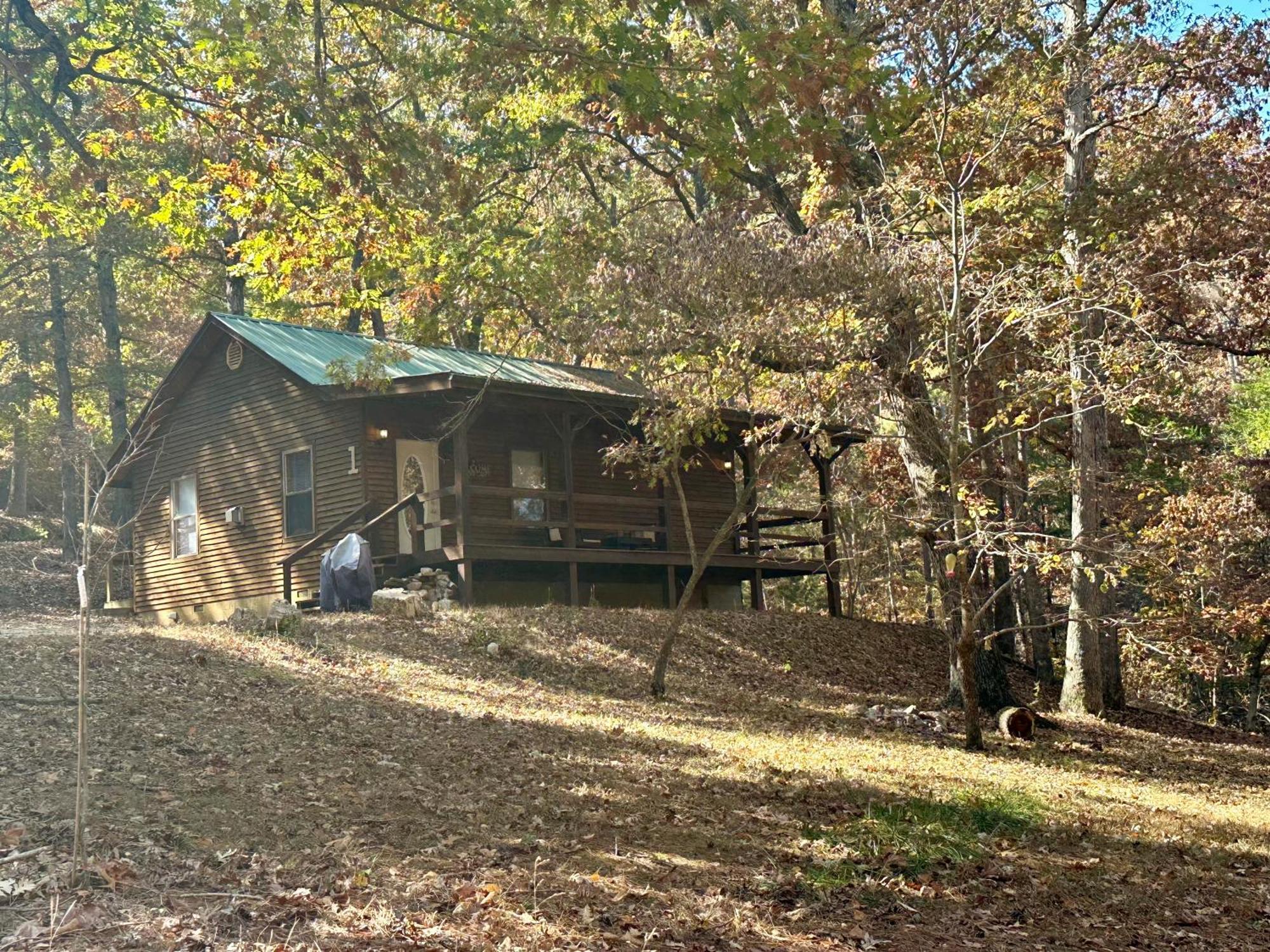 Cedar Creek Cabins #1 - Giant Spa Tub, Large Wooded Porch, Full Kitchen, 1 Bedroom Юрика Спрингс Экстерьер фото